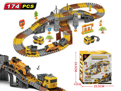 Juego para Niños Pista de Construcción con Vehículos