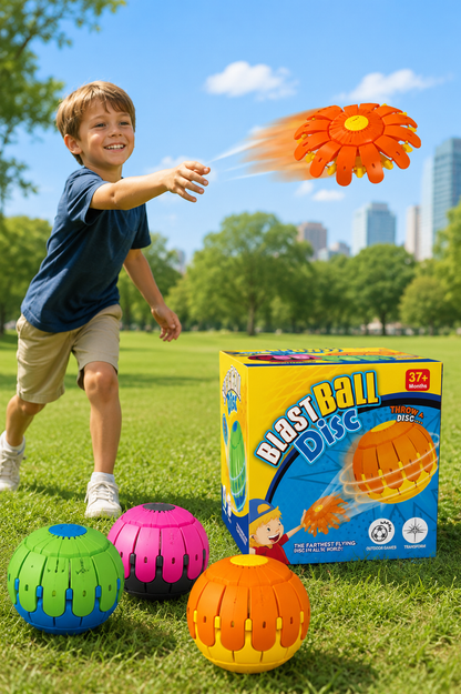 Juguete para Niños Blast Ball Pelota Transfromable en Disco