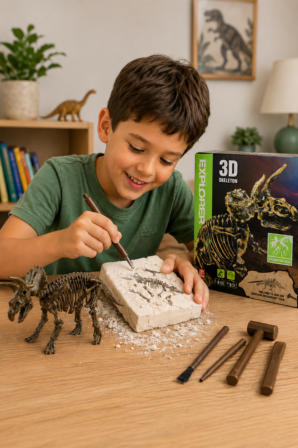 Juguete para Niños Escavación Arqueológica Dinosaurios