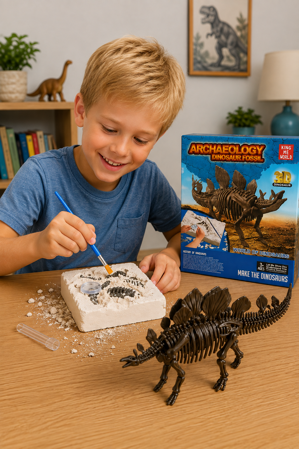 Juguete para Niños Escavación Arqueológica Fosil de Dinosaurios