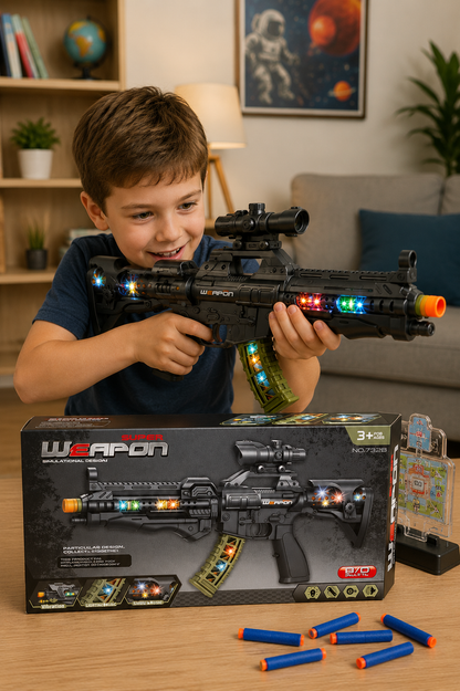Juguete para Niños Pistola de Sonido Flash