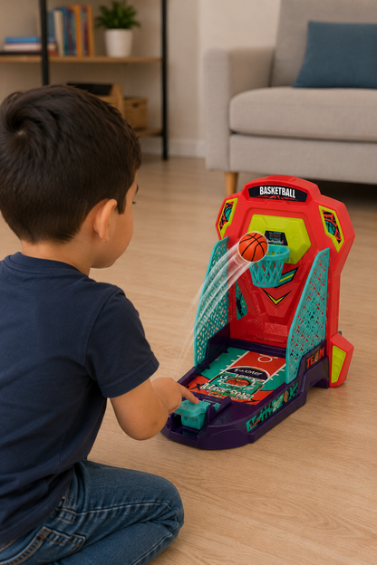 Set Juguete Cancha de Baloncesto para Niños