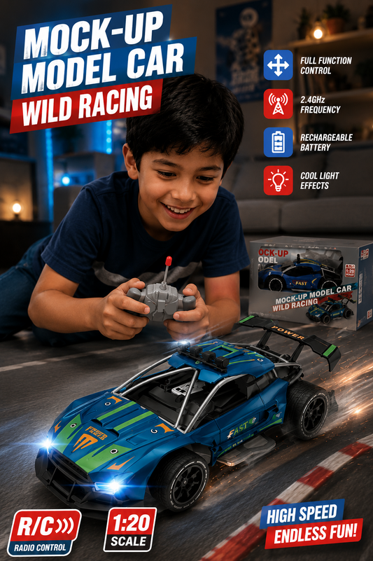 Juguete Carro de Carreras a Control Remoto para Niño