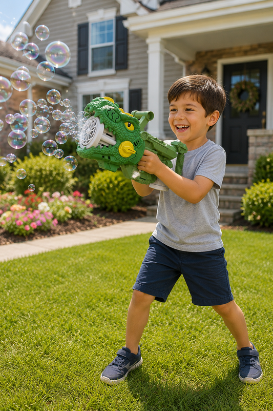Juguete para Niños Pistola Lanza Burbujas