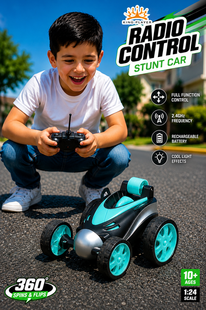 Vehiculo Acrobatico a Control Remoto para Niños