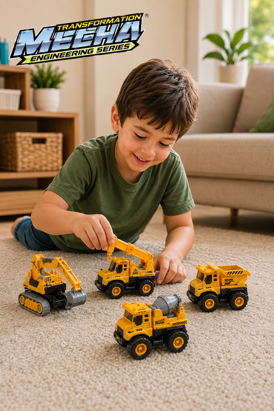 Carros de Construcción 5 en 1 para Niños