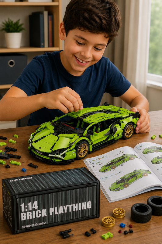 Carro de Construcción Bloques Lego Generico para Niños