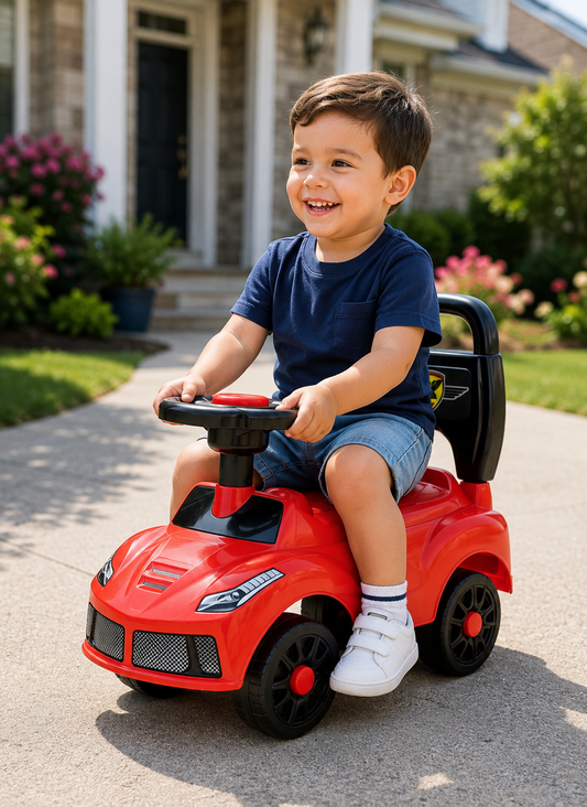Carro con Espaldar para Niños