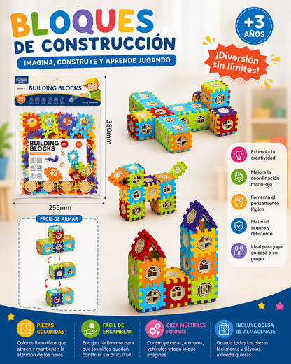 Bloques de Construcción para Niños (108 Piezas)