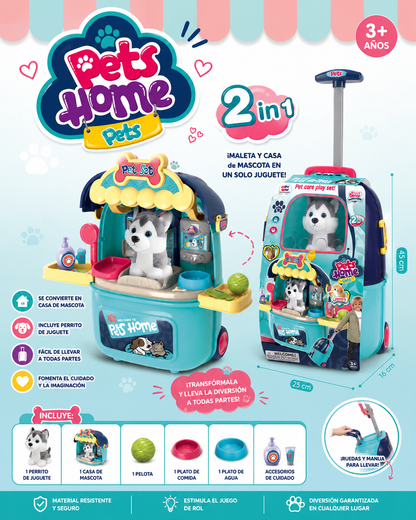 Juguete para Niños Maleta con Mascota