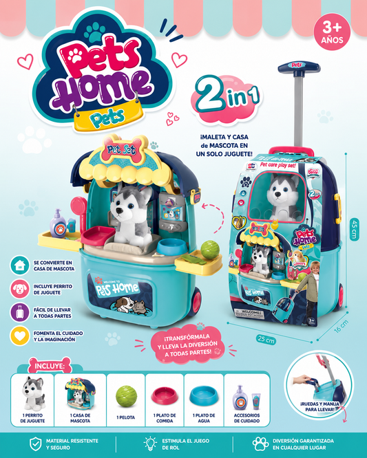 Juguete para Niños Maleta con Mascota