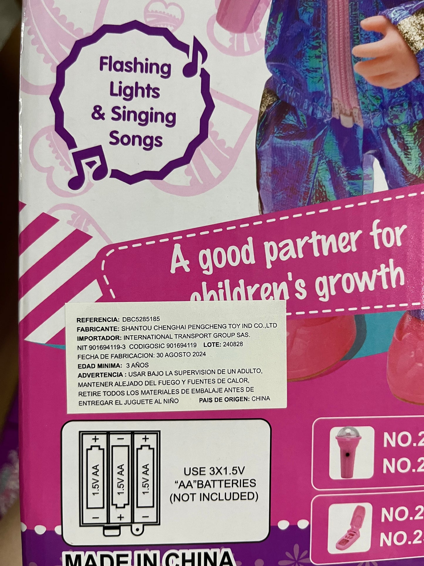 Muñeca para Niñas Electrónica e Interactiva