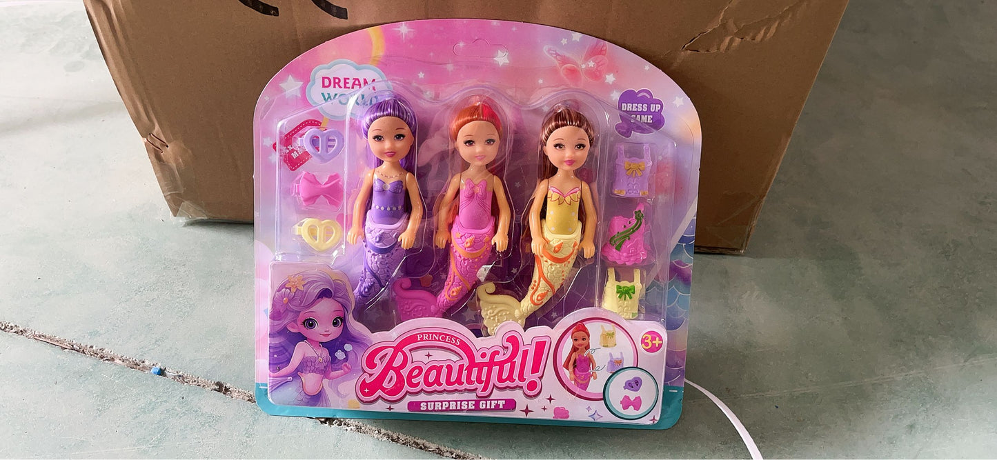 Set de Muñecas para Niñas Mini Sirenas