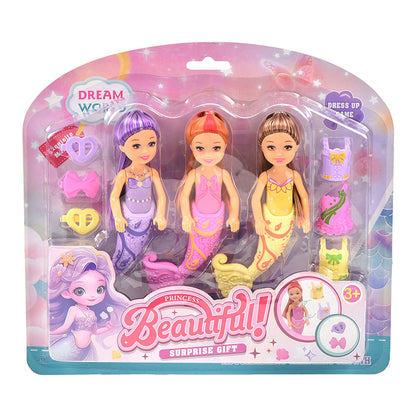Set de Muñecas Pricesas Sirenas para Niñas