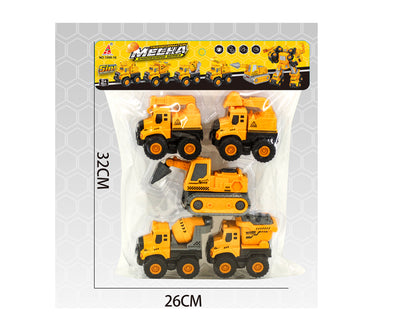 54. Carros de Construcción 5 en 1 para Niños