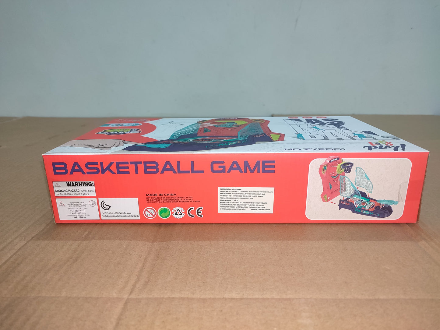 Set Juguete Cancha de Baloncesto para Niños