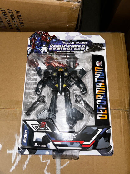 Juguete para Niño Tipo Transformer Soldado Miltar