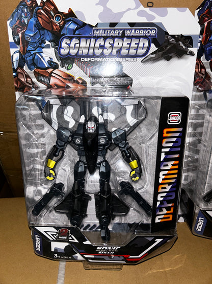 Juguete para Niño Tipo Transformer Soldado Miltar