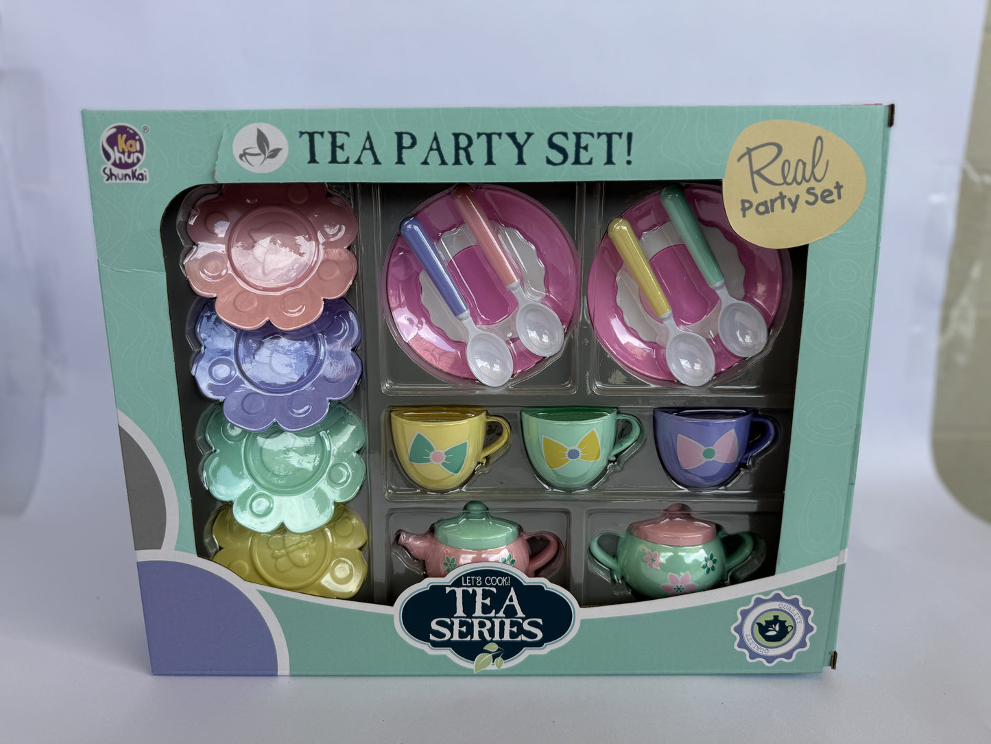 Juego para Niños de Té Macarron (Diseño 2)