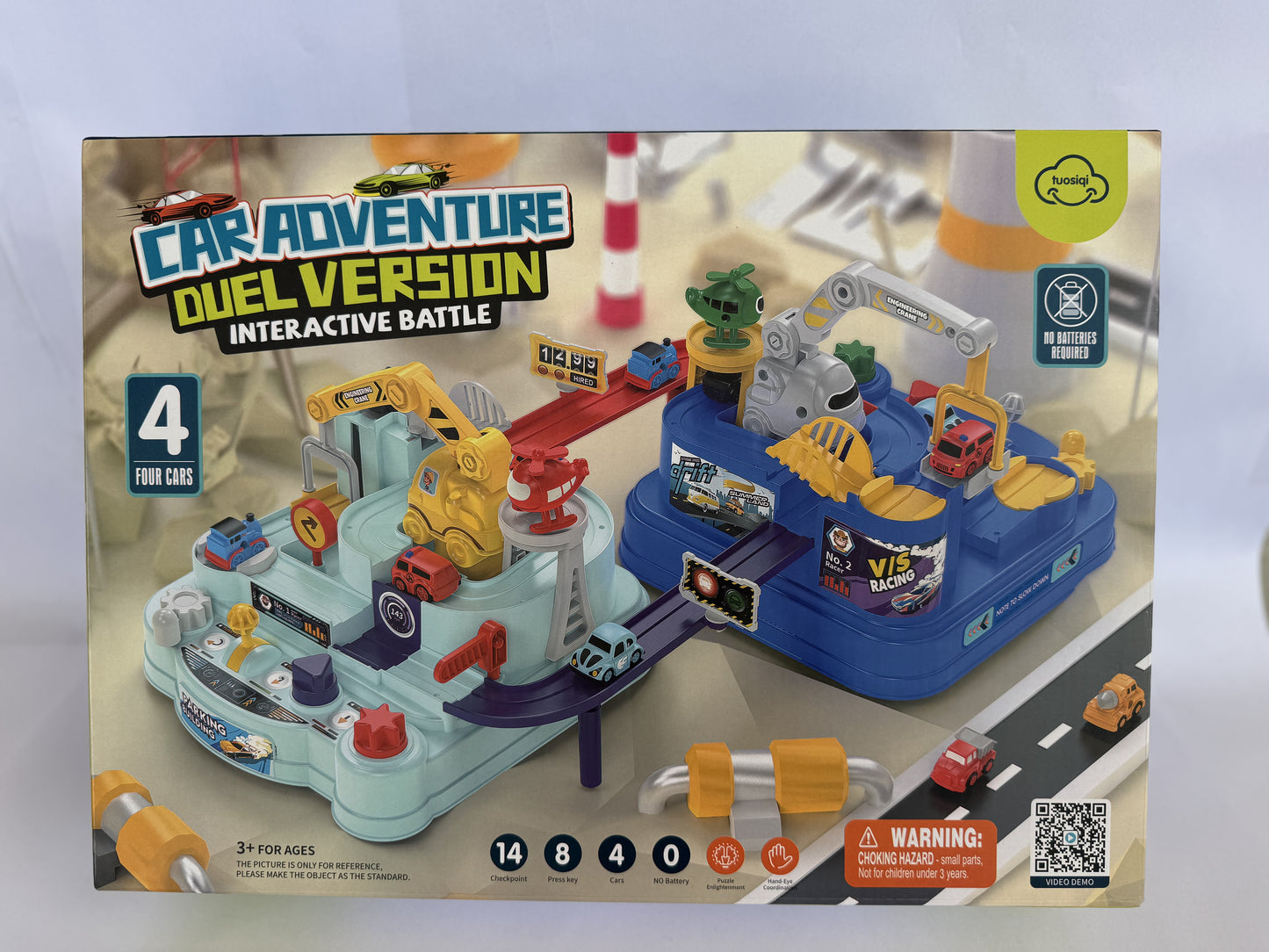 Juguete para Niños Pista Interactiva de Aventuras para Autos