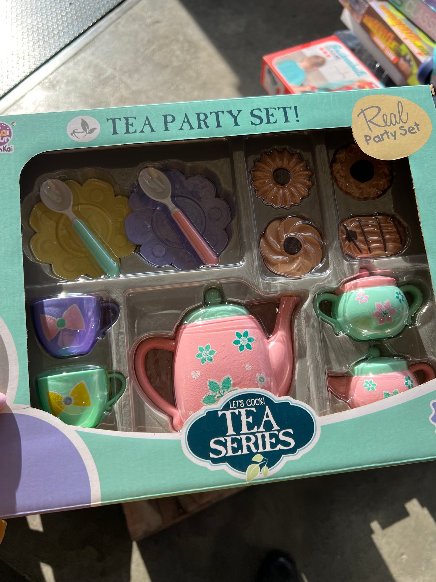 Juego para niños de Té Macarrón (Diseño 1)