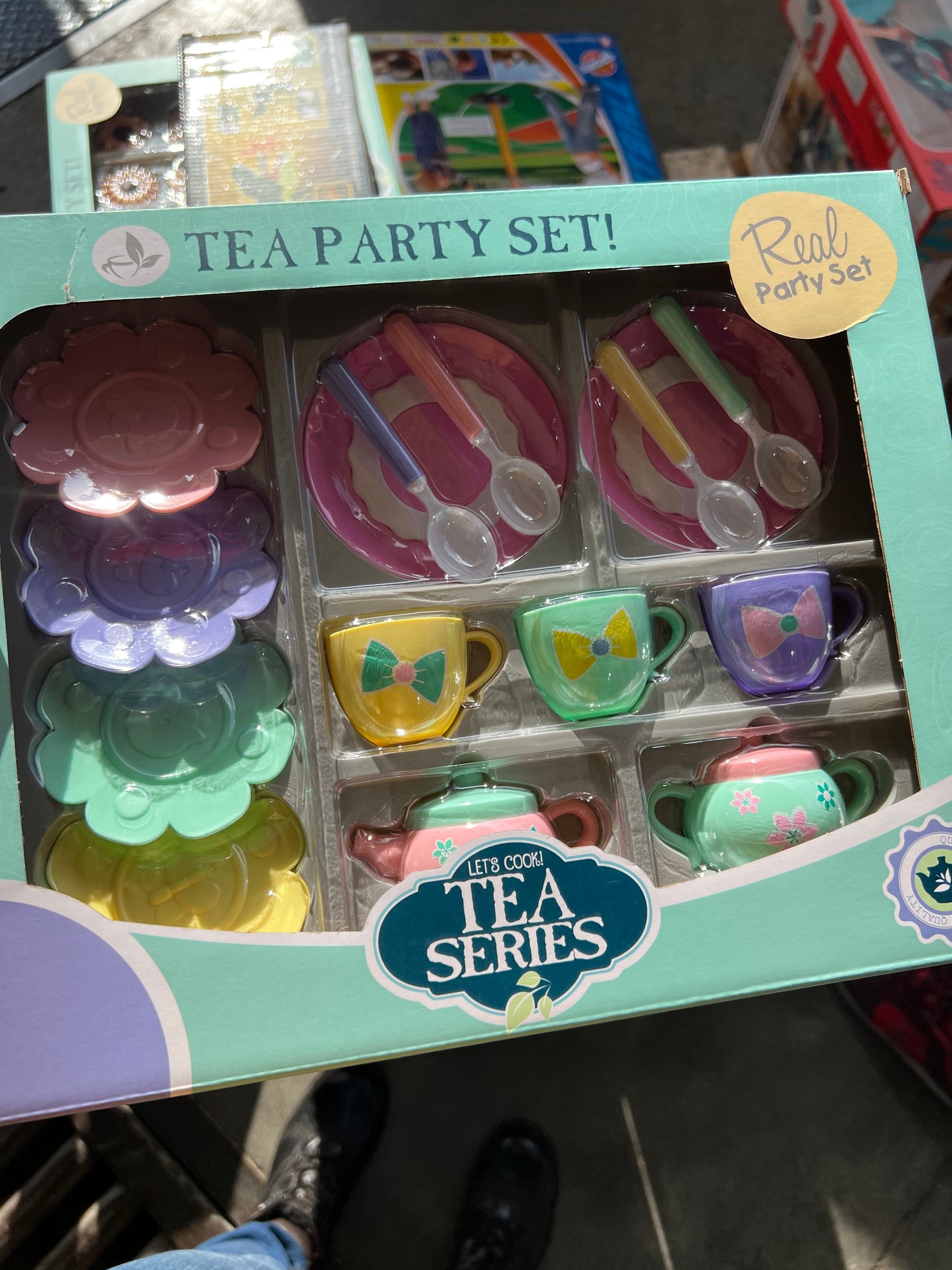 Juego para Niños de Té Macarron (Diseño 2)
