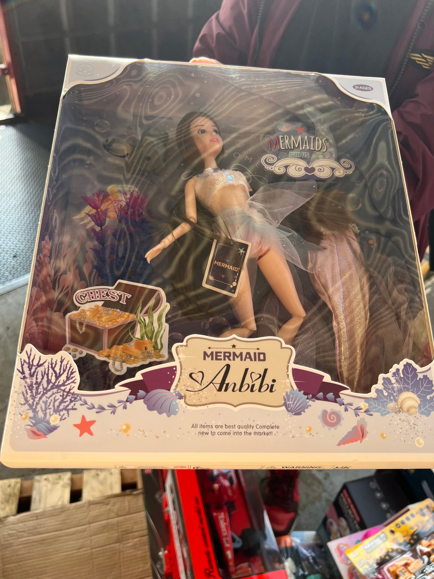 Muñeca para Niña con Vestido de Sirena