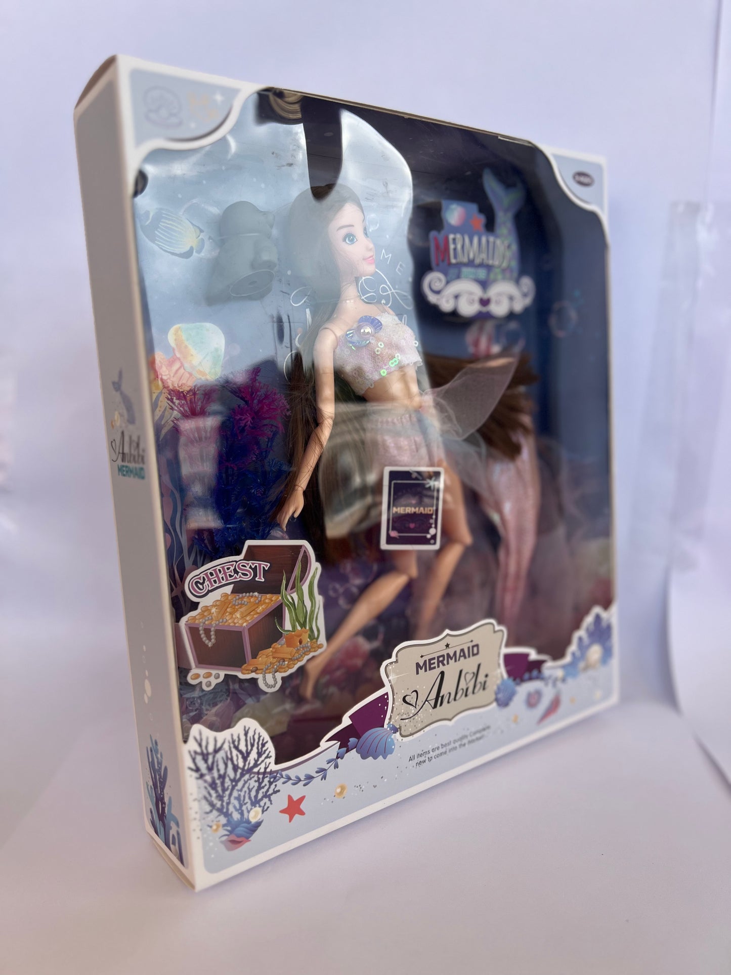 Muñeca para Niña con Vestido de Sirena