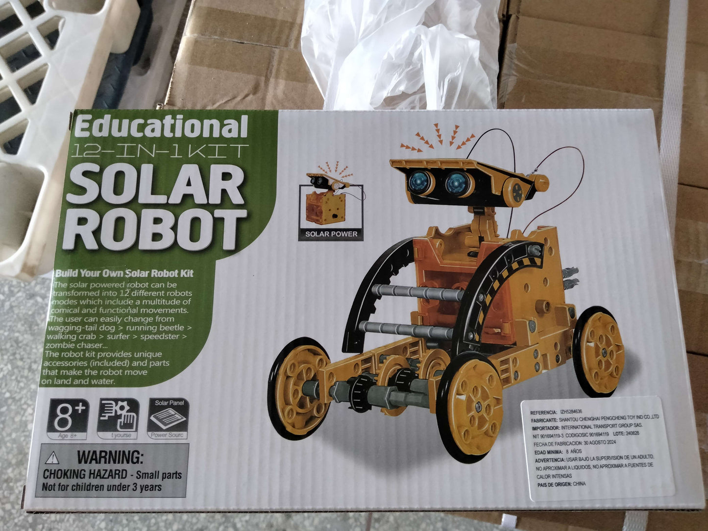 Juguete para Niños Robot Solar