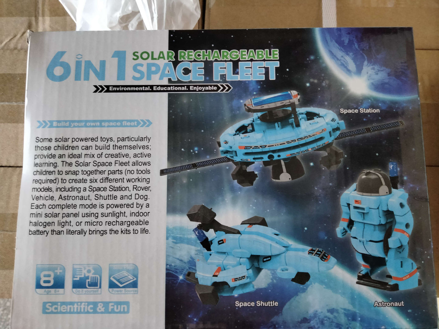 Kit Educativo de Flota Espacial Solar para Niños y Niñas