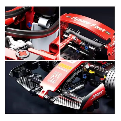56. Carro de Formula Construcción Bloques Lego Generico para Niños