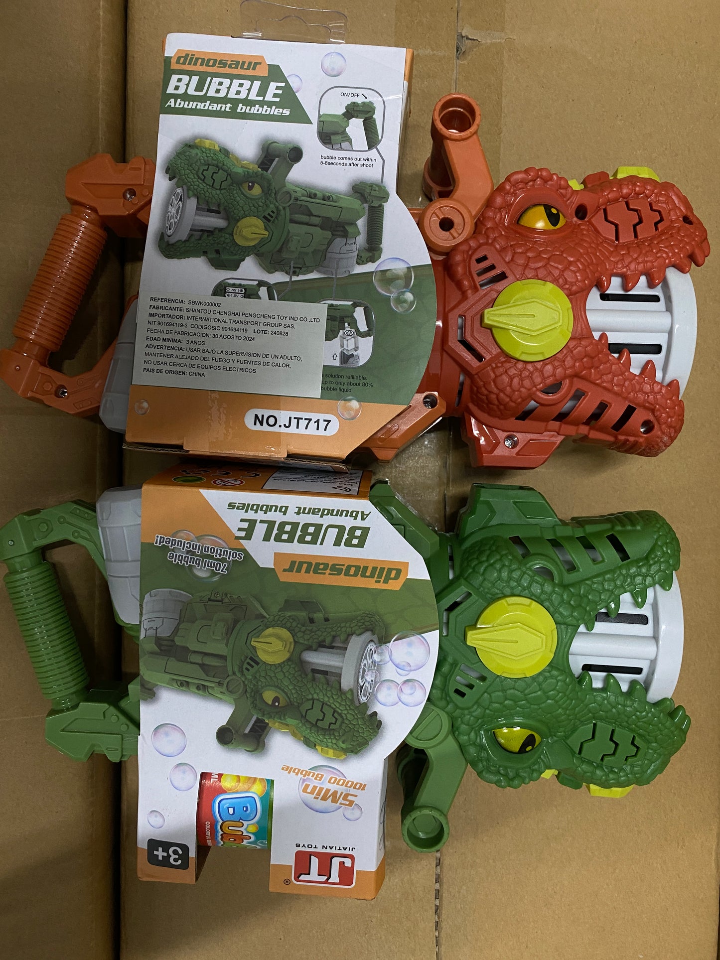 Juguete para Niños Pistola Lanza Burbujas