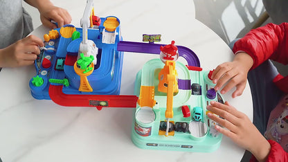 Juguete para Niños Pista Batalla Interactiva de Aventuras con Carros