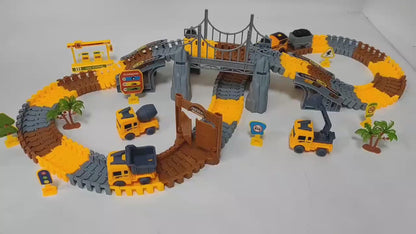 Juego para Niños Pista de Construcción con Vehículos